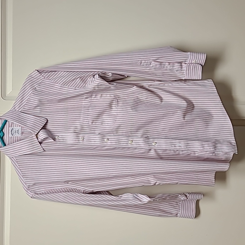 Brooks Brothers dress shirt.  Red stripe. Non iron